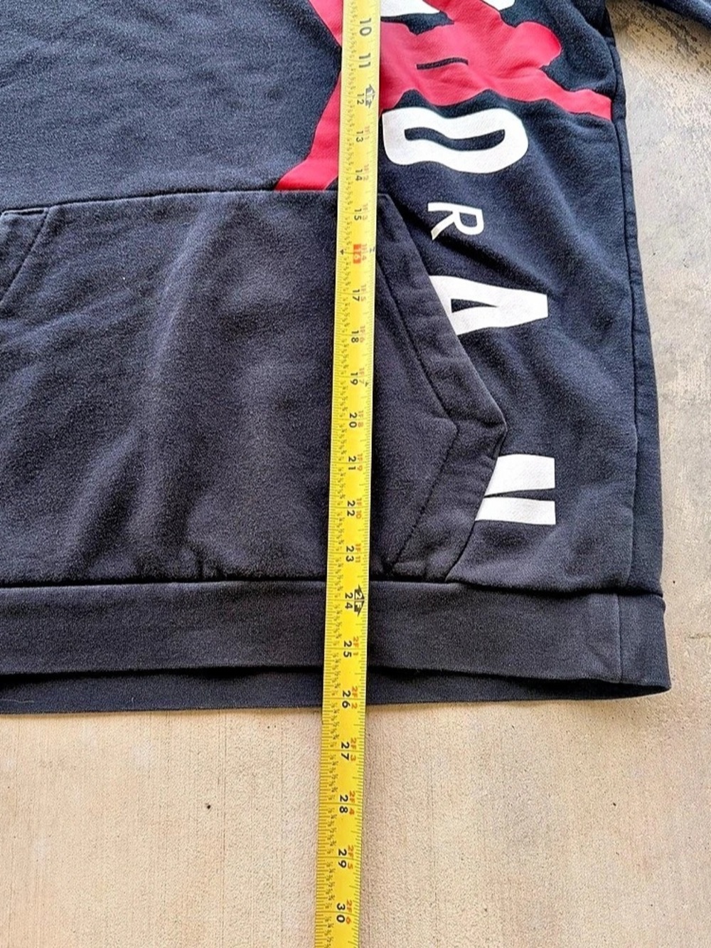 Jordan Jumpman Classics Pullover Hoodie XL Black & Red - Picture 5 of 5